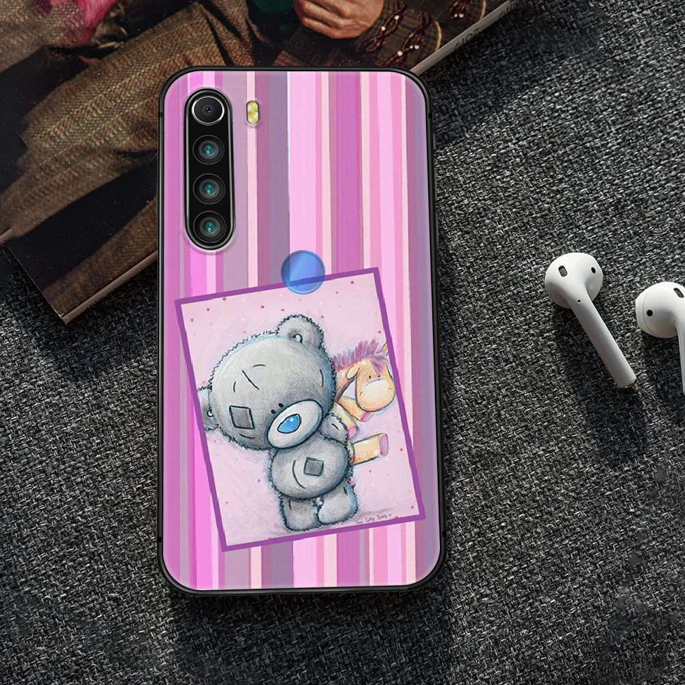 

Tatty Teddy Phone Case Cover Hull For XIAOMI Redmi 7a 8a S2 K20 NOTE 5 5a 6 7 8 8t 9 9s pro max black Bumper Silicone Cover
