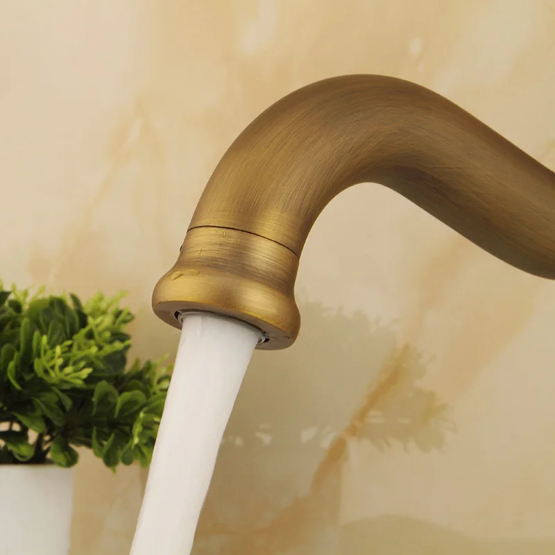 Античные латунные смесители для кухни в стиле ретро кран раковины ванную комнату