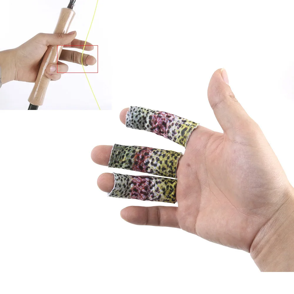 

3 шт. полезная ручной инструмент Шестерни инструмента ловли нахлыстом зачистки защита против царапин, защита пальцев рукава рыболовные при...