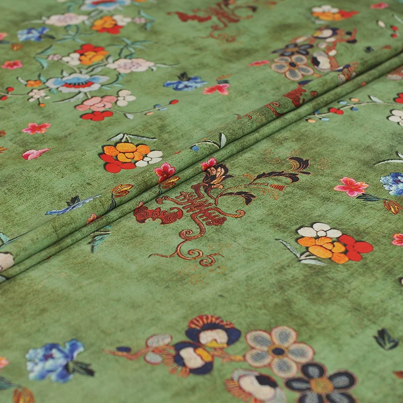 

113cm Breadth 31mm Hig-Grade Real silk hemp new silk fabric silk fabric dress women's clothing fabric