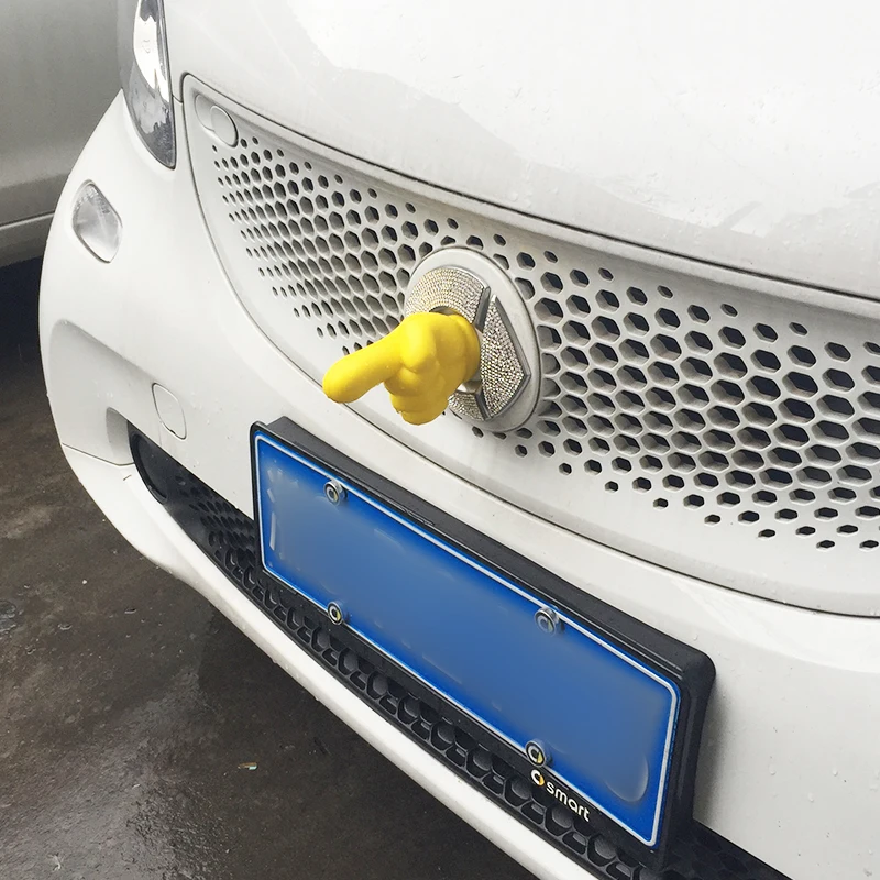 Автомобильный передний бампер украшение логотипа 3D логотип наклейка внешние