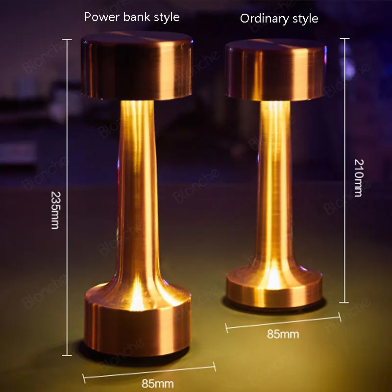 Светодиодный ночник с аккумулятором заряжаемый от USB настольная лампа для