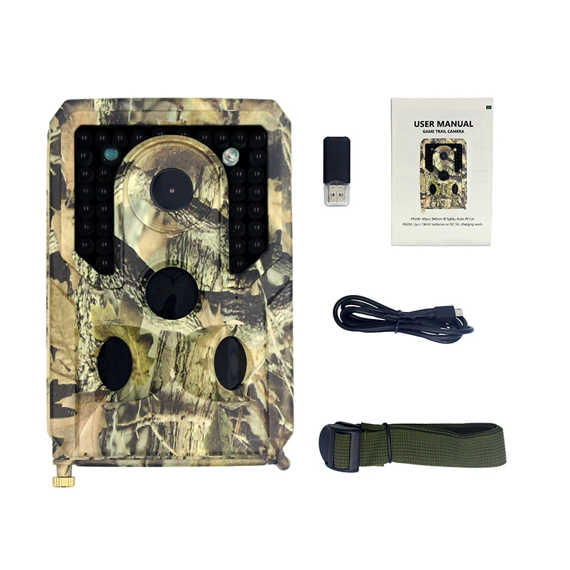 

PR400 Hunting Camera 12MP 1080P Infrared Camera Night Vision Wildlife Scouting Cameras Infrared Hunting Trail Cameras