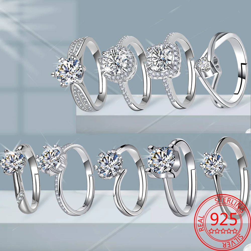 

Оригинальное кольцо из искусственного серебра со снежинками, кольцо с короной и ПАВЕ, Женское кольцо с бриллиантами, ювелирные изделия, под...