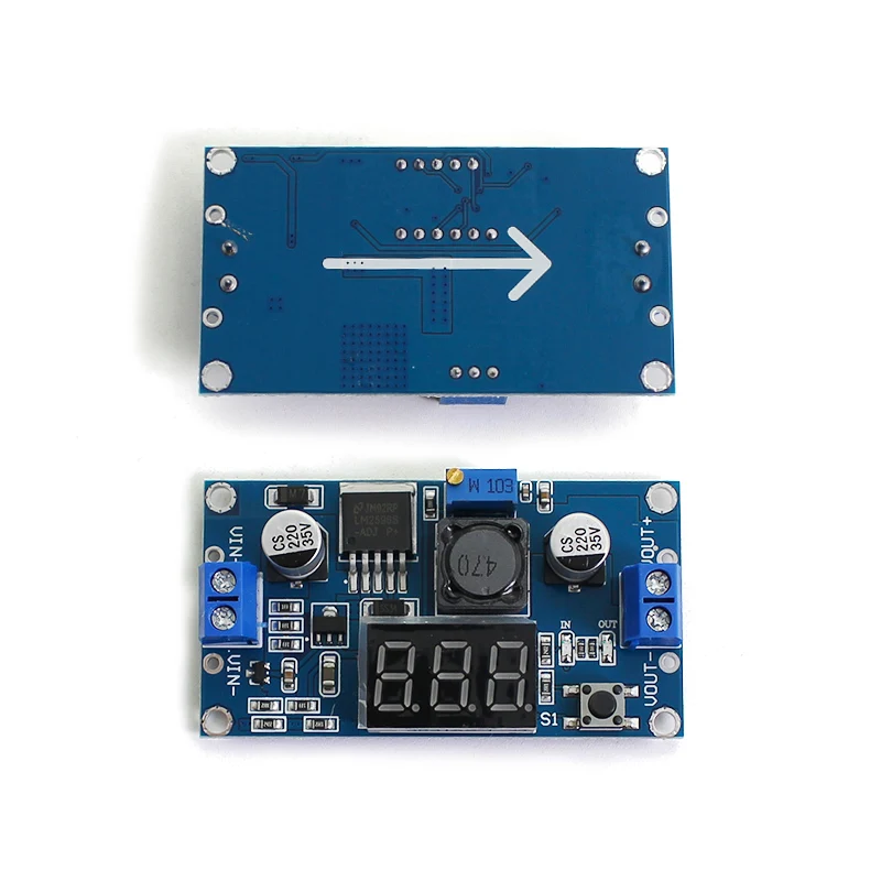 Стабилизатор LM2596 понижающий регулируемый модуль питания-преобразователь DC4.0 ~ 40