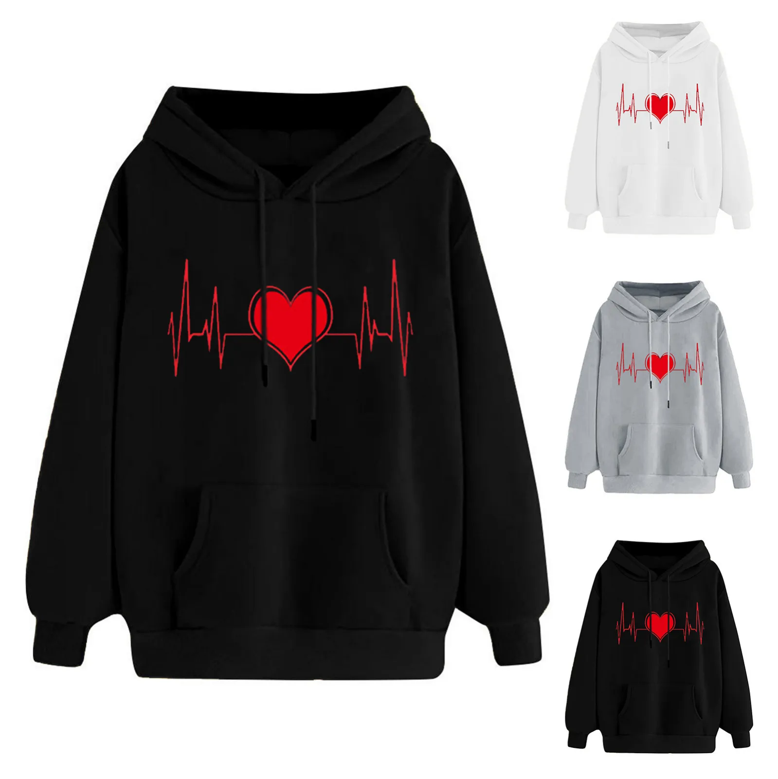 

Женские толстовки с капюшоном, пуловер с буквами Лос-Анджелеса, свитшот с завязками в стиле Харадзюку, Женская Корейская Блузка высокого ка...