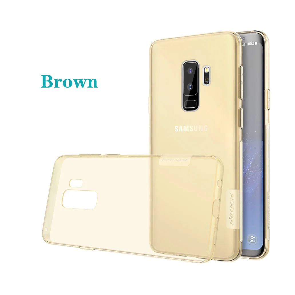 Для samsung Galaxy S8 S9 S8+ S9+ Plus чехол Nillkin Nature прозрачный мягкий кремний ТПУ Защитная крышка для samsung S9 плюс
