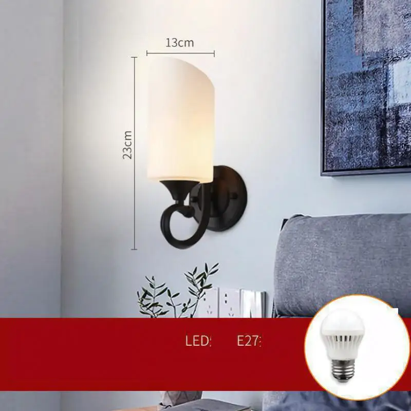 Настенный светильник для дома светодиодное комнатное бра с зеркалом E27