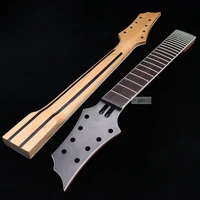 new 8 string electric guitar neck rosewood fingerboard mahogany guitar neck assembly diy 24 fret guitar accessories part