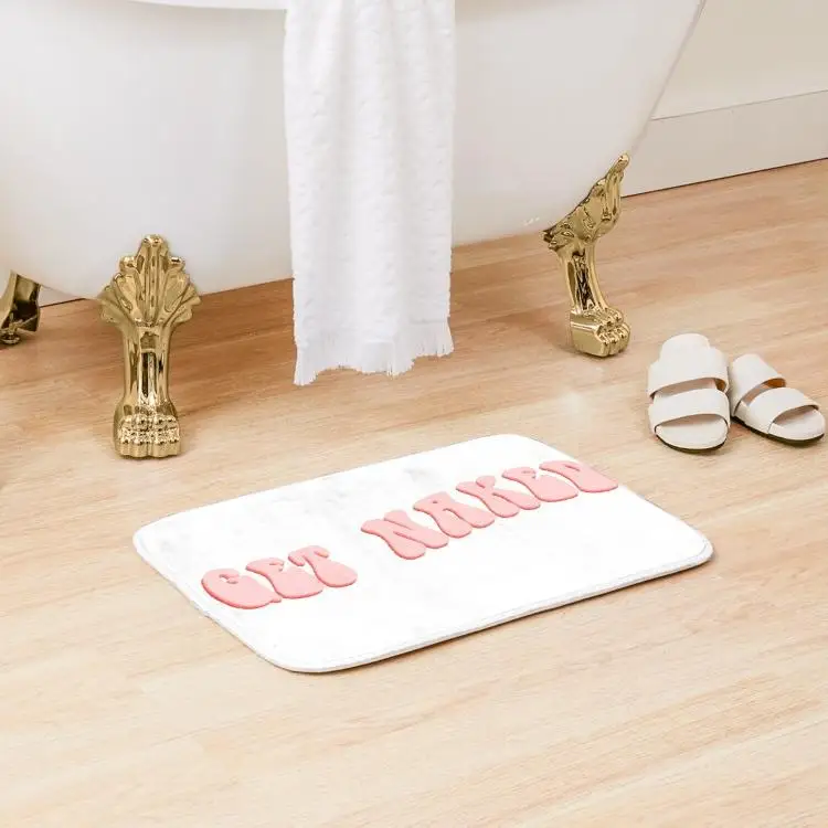 

Get Bath Mat Floor Pad Bedroom Shower Room Living Room Toilet Anti-Slip Carpet Wash Modern Rug Kitchen Cartoon.Doormat Bathroom