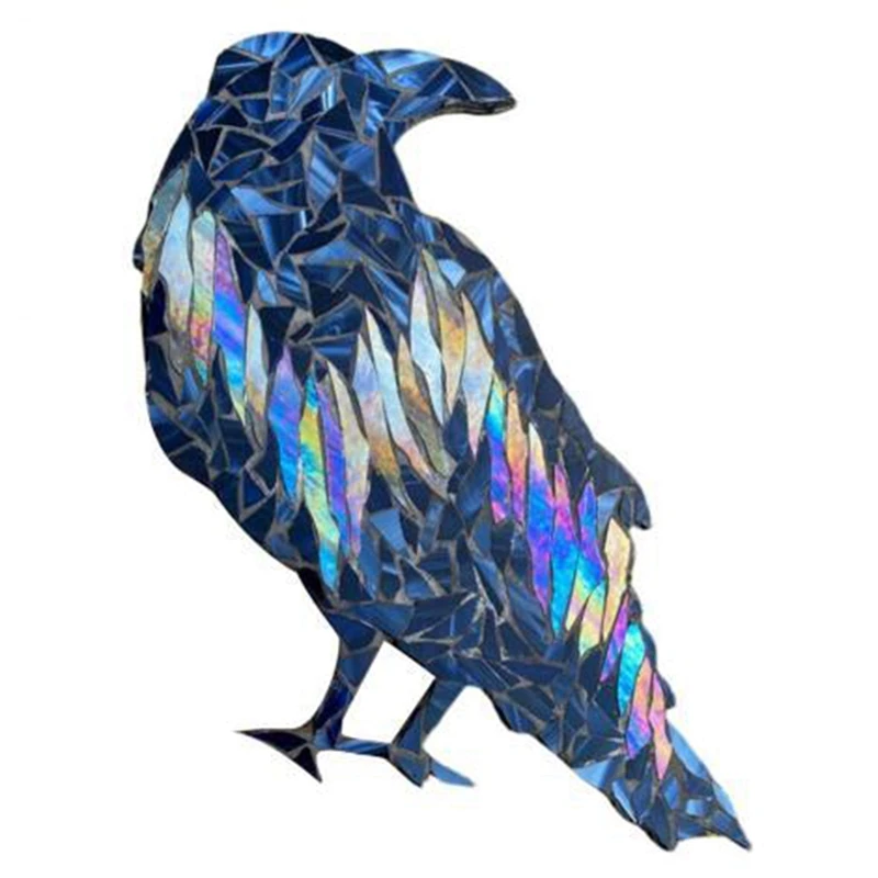 

Wall Pendant Exquisite Attractive Decorative Acrylic Raven Crow Ornament Decoration for Home