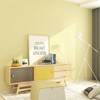 goose yellow wallpaper pure pigment color living room bedroom dining room contemporary and contracted nordic warm yellow