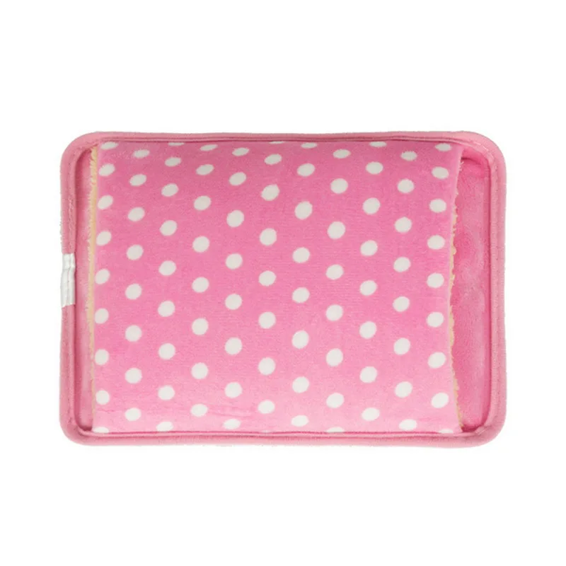pink 26X19cm Dozzlor 1 шт. толстые горячие портативные бутылки для воды, резиновые зимние теплые бутылки для воды, грелка для рук, для девочек, карман для рук, для ног, сумка для горячей воды - Цвет: pink 26X19cm
