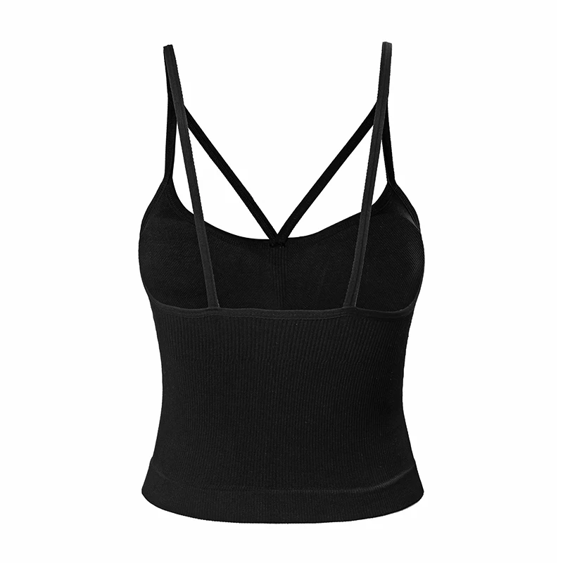 Женские рубашки для йоги спортивные с перекрестной спиной бега бюстгальтеры