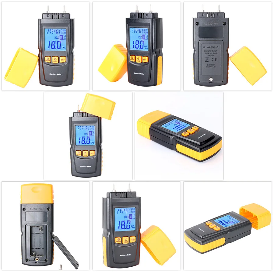 BENETECH GM610 измеритель влажности древесины 2 шпильки тестер Лесоматериалы влажной