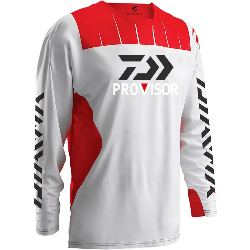 

2021 Daiwa Professional Hiking Climbing Clothes Fishing Anti UV Anti Mosquit Breathable Quick-drying Homme Hooded Fishing Shirt