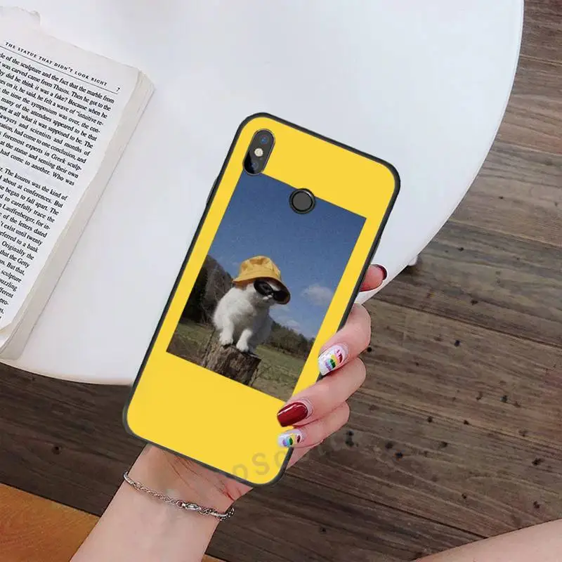 

Daisy sunflower aesthetics yellow pattern Phone Case For Xiaomi Redmi note 7 8 9 t max3 s 10 pro lite Luxury shell funda coque