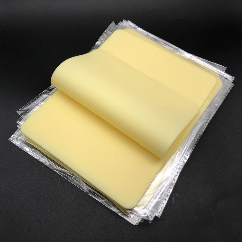 3/5/10/15/30 PCS Soft Silicone Tattoo Skin Practice Blank Double Sides Tattoo Microblading Practice Skin Pads Beginner Supplies