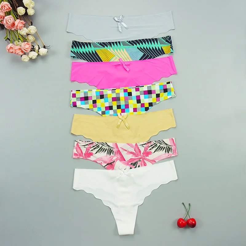 Леопардовые сексуальные стринги 3 шт./лот бесшовные трусики G из вискозы интимное