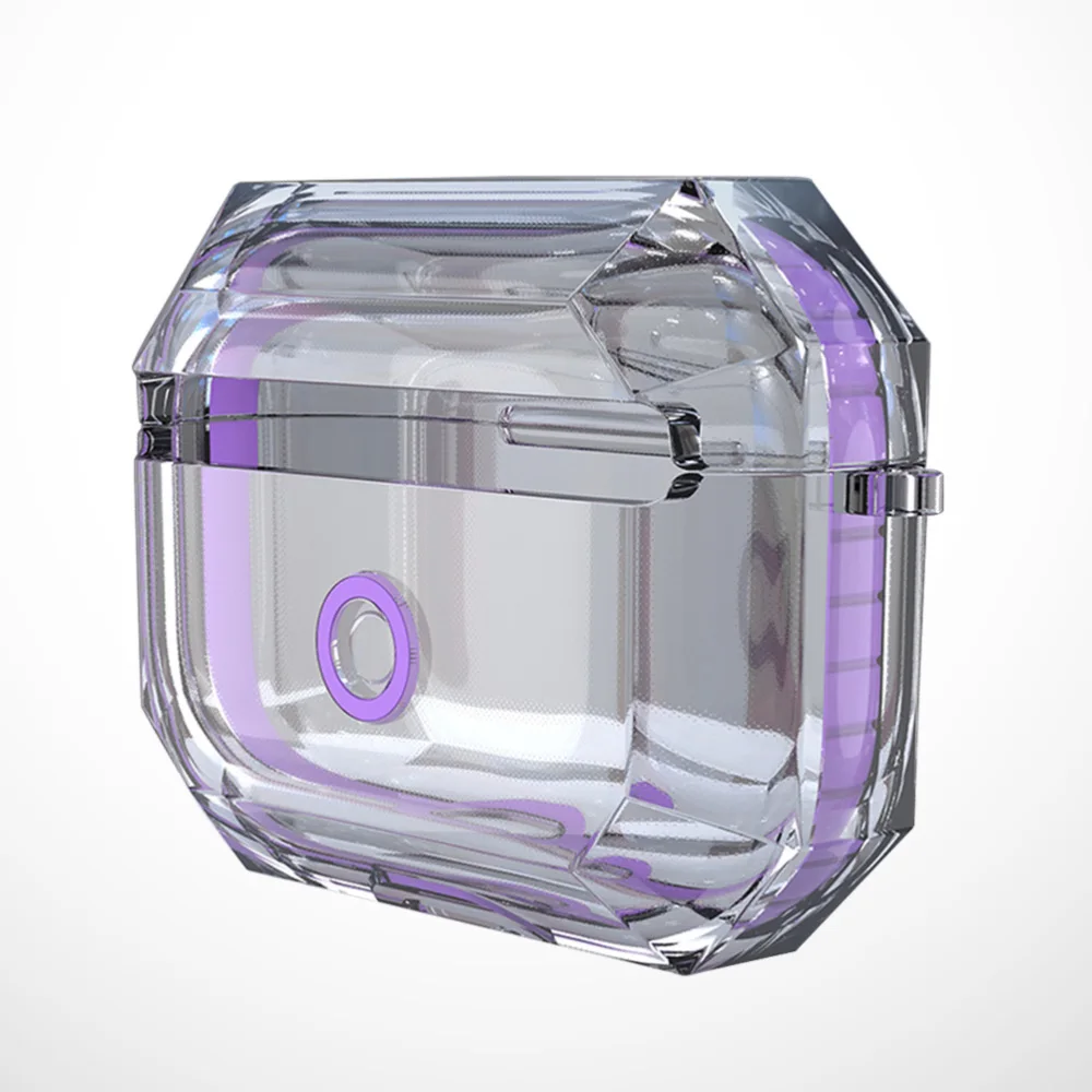 

Wireless Earphone Protector Clear TPU Full Protective Headset Case Cover Compatible for AirPods Pro 3 (White)