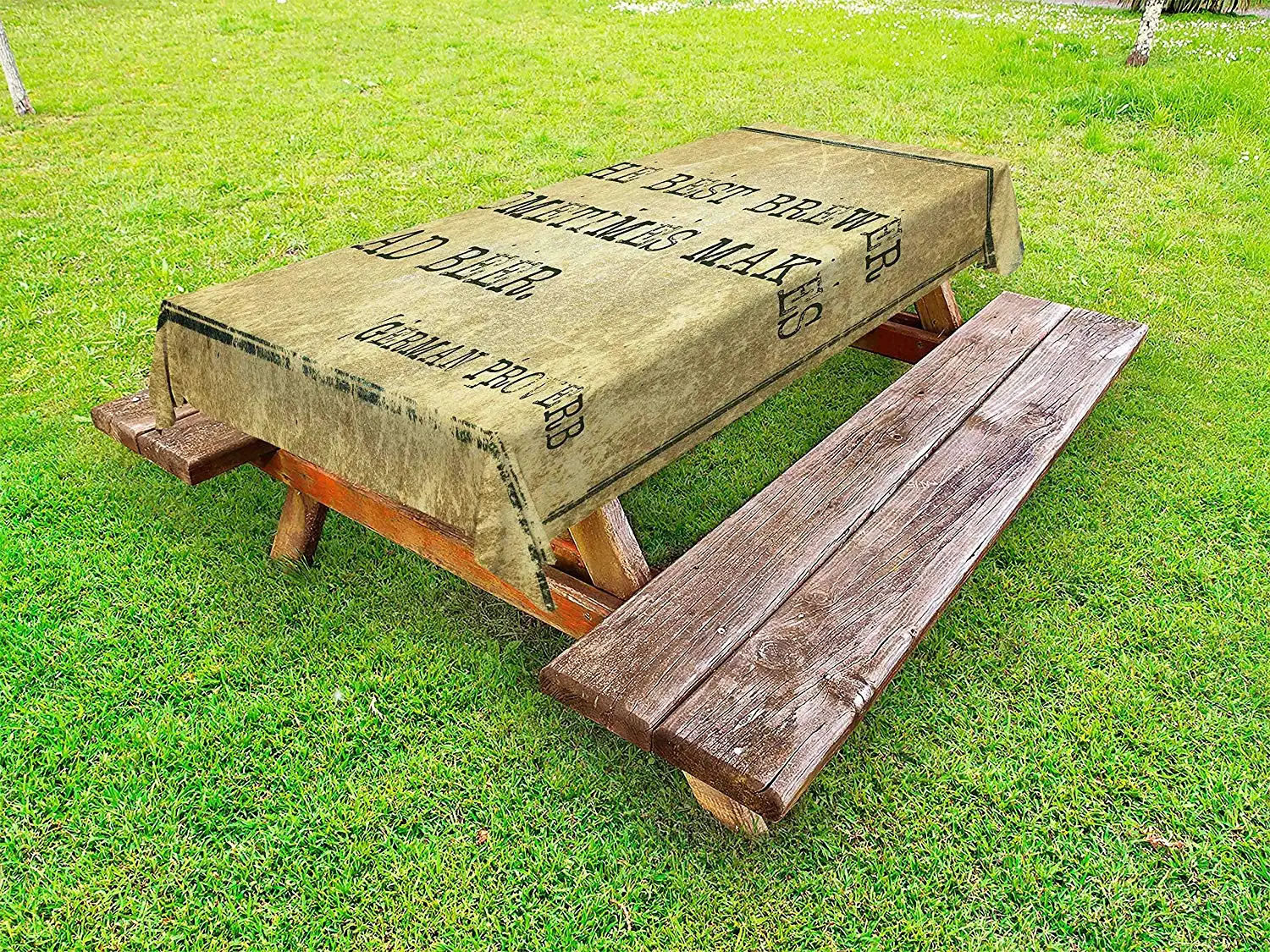 Мужская Cave скатерть для улицы немецкая пословица слова мудрости пивовар