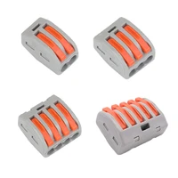 20pcs universal cable wire connectors 212 type fast home compact wire connection push in wiring terminal block 2 5 pin