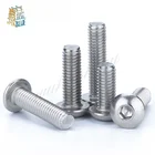 Болт M6 A2-70 с головкой и головкой, болт из нержавеющей стали SUS304 M6 *(810121416202530354045505560  100) мм