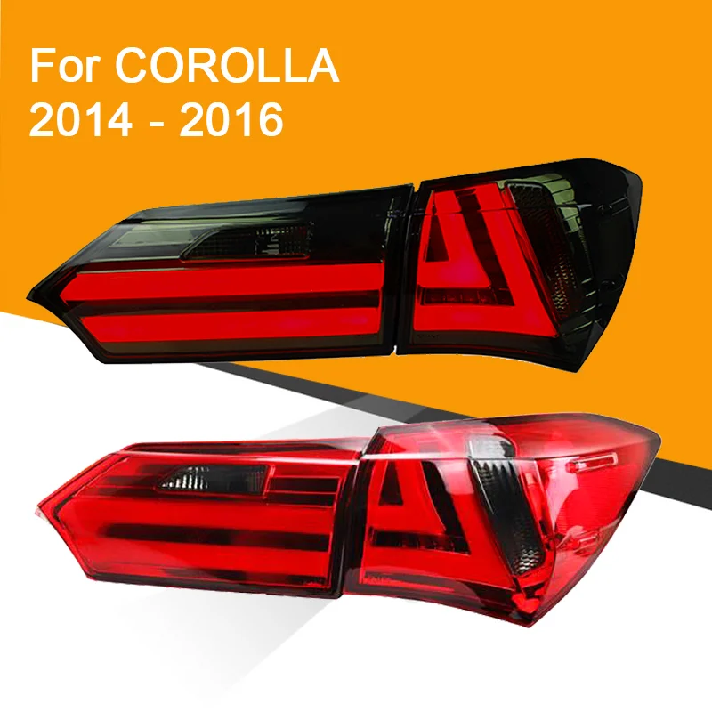 Светодиодный ний фонарь для Toyota Corolla 2014 2015 2016 светодиодный вый и правый|Фара авто
