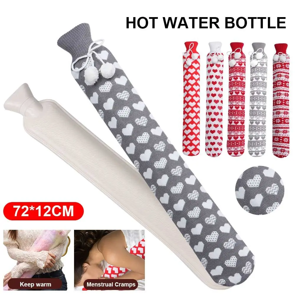 

Полная защита тела, талия теплая для облегчения боли, сумка для горячей воды очень длинная с мягким съемным покрытием, бутылка для горячей в...