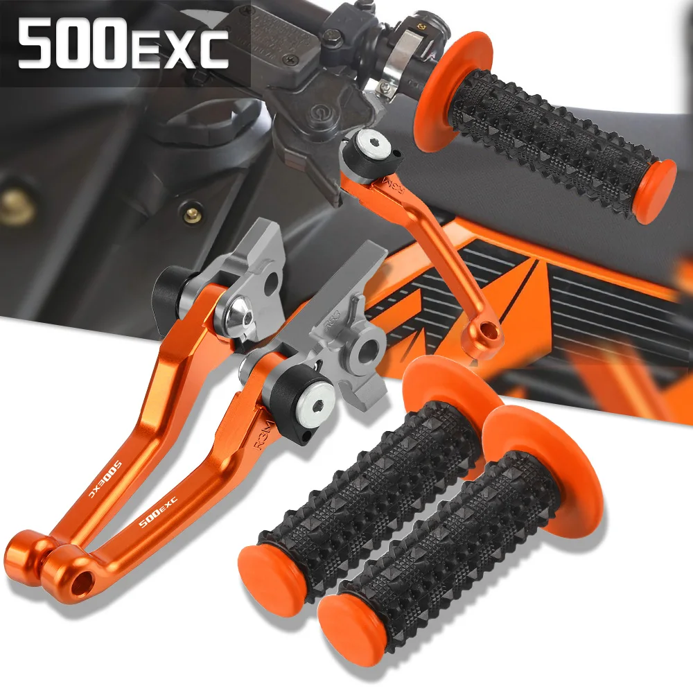 

Motocross Non-slip Hand Grips Handlebar and Dirt Bike Brake Clutch Levers FOR 500EXC 500 EXC 2012 2013