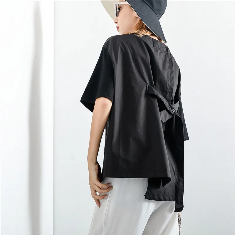 [XITAO] Корея 2018 новые летние модные женские Асимметричные Лоскутные раздельные