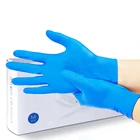 100 шт. одноразовые нитриловые перчатки, многофункциональные водонепроницаемые защитные перчатки для домашней уборки