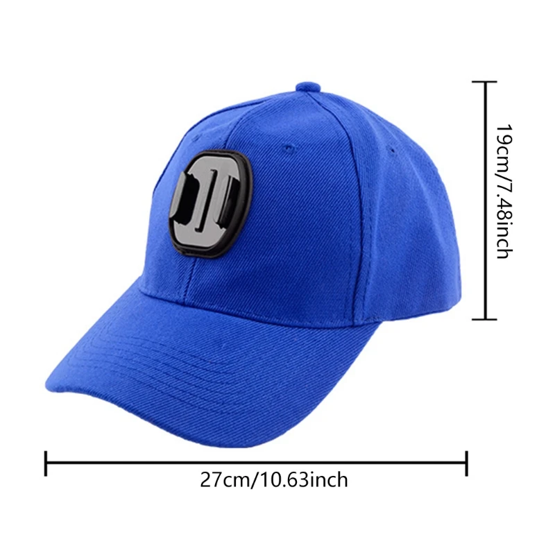 Camera Expansion Cap Compatible with Gopro8/7/6 Handheld Hat with J-shaped Base Buckle Fixed Adapter Mount Bracket