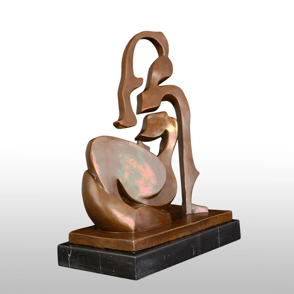 ArtsHom DS-496 статуя абстрактная скульптура винтажное искусство Бронзовая статуэтка