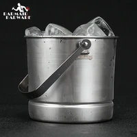1 5l stainless steel ice bucket wine champagne with strainer ice tong bar tool