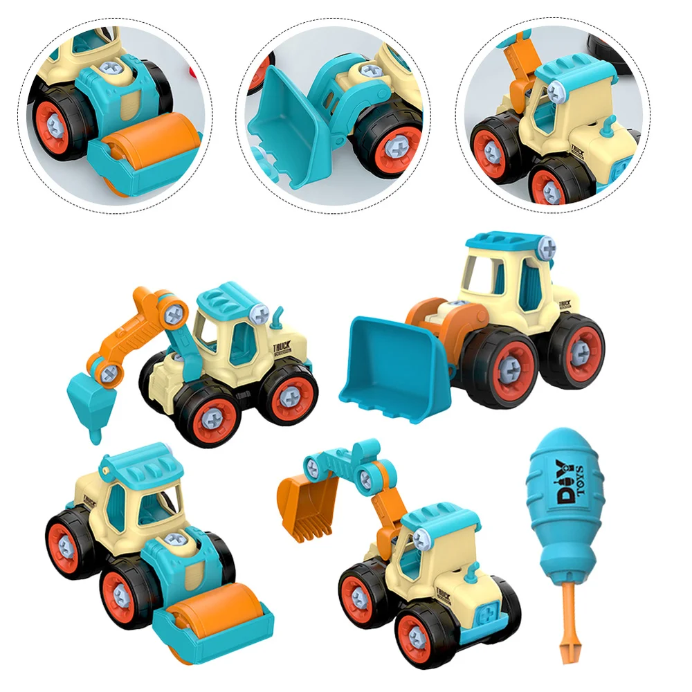 

1 Set Toddler Take Apart Truck Kids Construction Engineering Building Toys