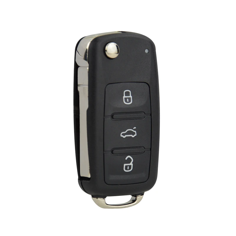 OkeyTech 433 МГц 1KO959753N/1JO959753DJ ID48 чип 3 кнопки флип складной дистанционный ключ брелок от