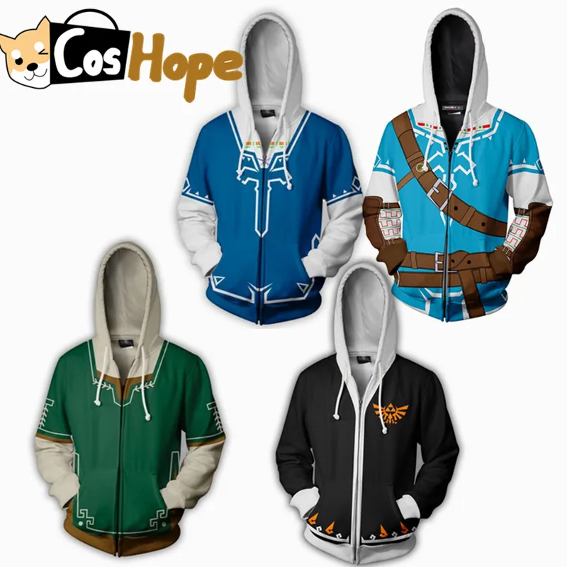 &quotСказка о джелда&quot костюм ссылка с капюшоном свитер Hyrule воинов пальто на