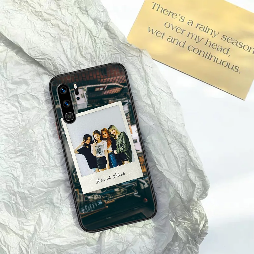 

BlackPinks Kpop Phone Case For HUAWEI P 9 10 20 30 40 Lite smart Pro Z 2019 Nova 5T 6 7 i black Cover Tpu Waterproof Painting
