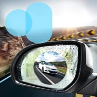 2pcs cars rearview mirror window protective film car accessories interior anti fog membrane waterproof rainproof auto stickers