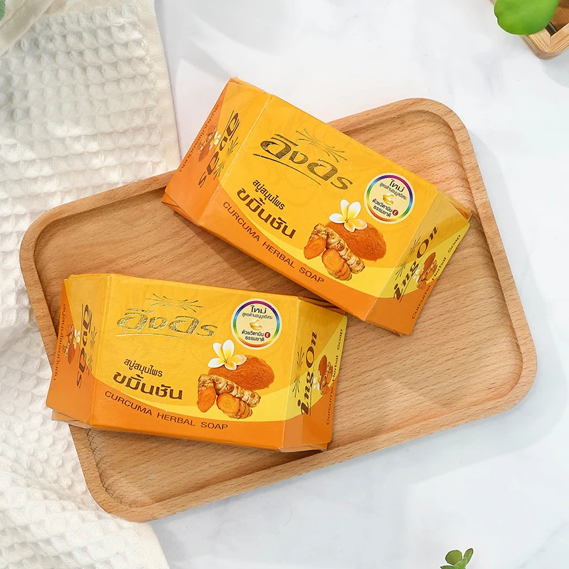 

Turmeric Honey Herbal Natural Scrub Skin Face & Body Nature Herb Soap
