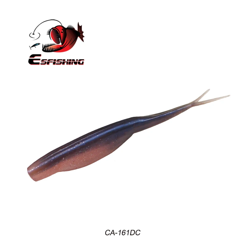 CA161DC ESFISHING рыболовные приманки мягкие супер флюк 120 мм 8 г 6 шт. рыболовные аксессуары снасти Leurre soule рыболовные снасти - Цвет: CA161DC