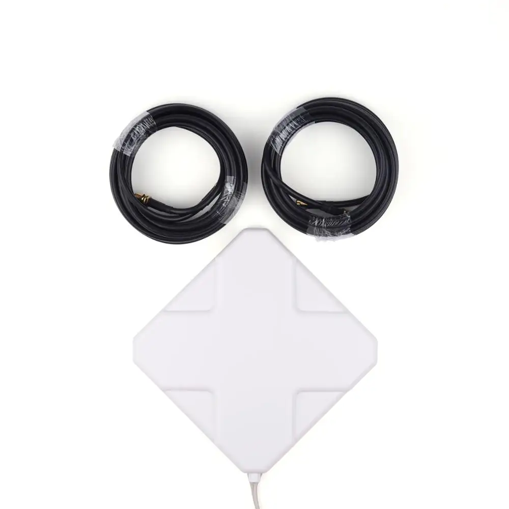 791-2690MHz Hi-Gain 35dBi Antenna 3G 4G LTE Outdoor Antenna RG174 2M/6.56ft Cable SMA Male Connector For 3G 4G Router Modem