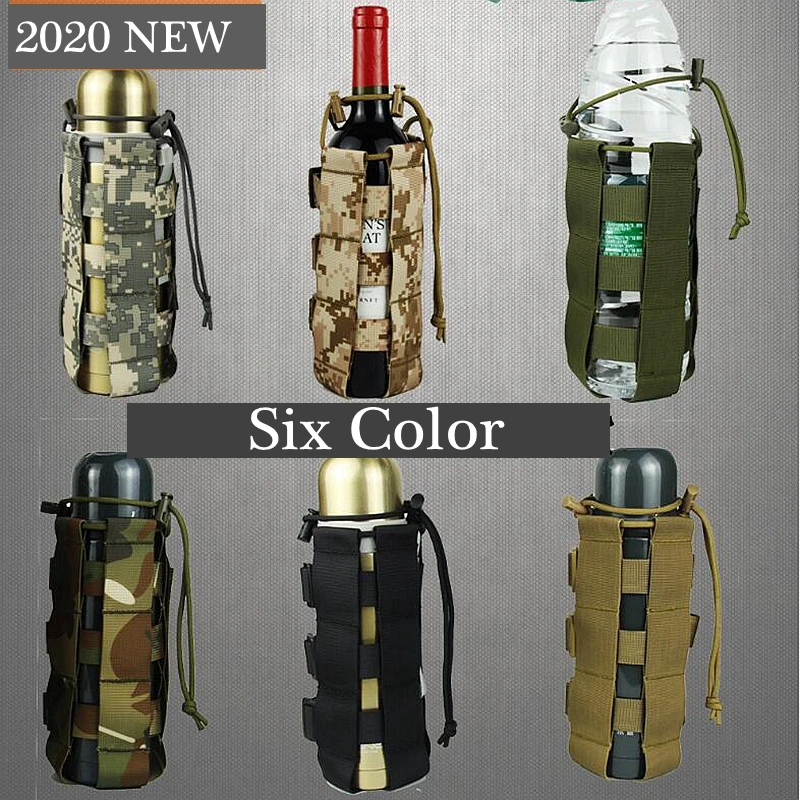 Регулируемый военный чехол для фляги Молл бутылка воды 0 5 л 2 сумка тактического