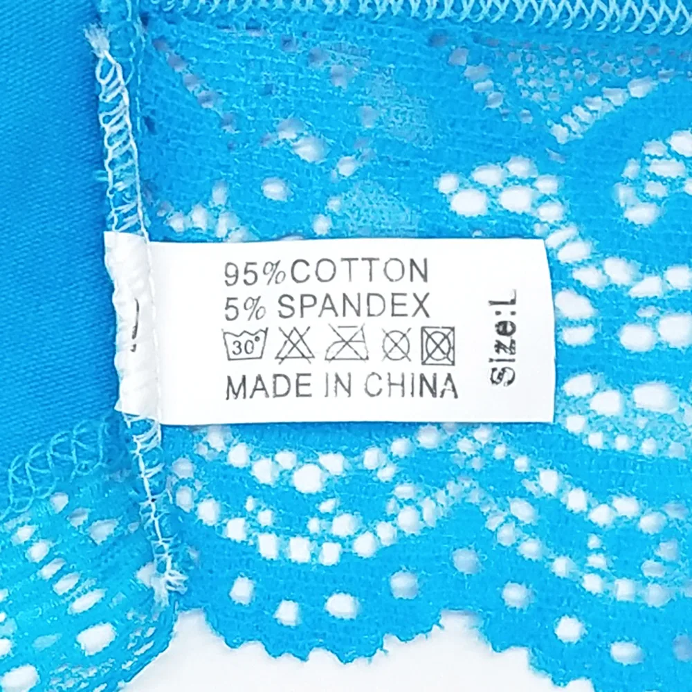 

Alyowangyina 6 Pcs/lot 6 Colour New Arrival 2021 Women Sexy Lace Cotton Briefs Panties M L XL 89336