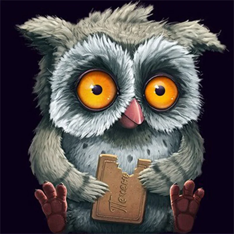 

5D DIY Diamond Painting Full Square Owl Animal Painted Mosaic Diamond Embroidery Cross stitch Christmas Decorations For Home