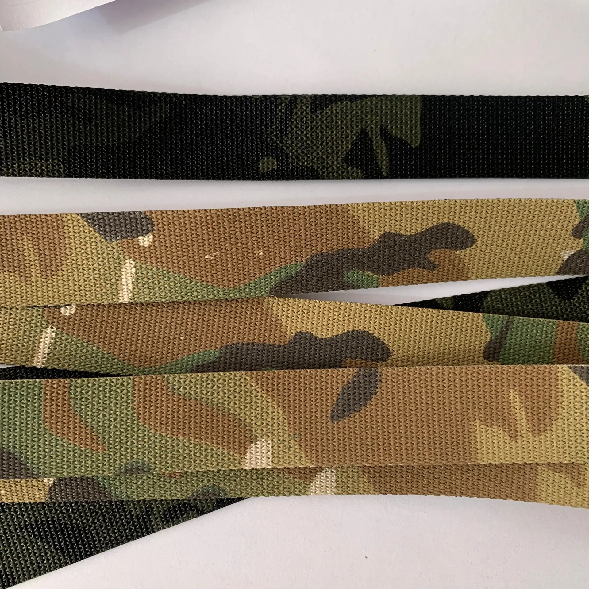 Ширина 2 5 см MC Multicam черный Камуфляжный тканый неэластичная окантовка полосок