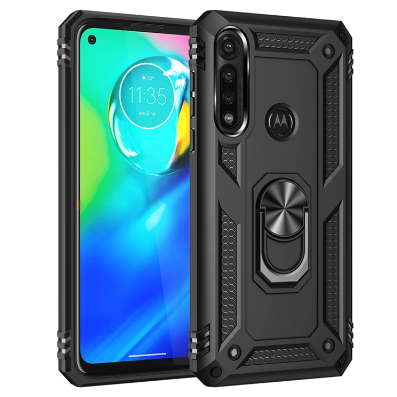 

Bracket Rugged Armor Fashion Protection Wear-resistant Phone Case For MOTOROLA G Power 2021 G Play 7E One 5G Ace PC Back Cover