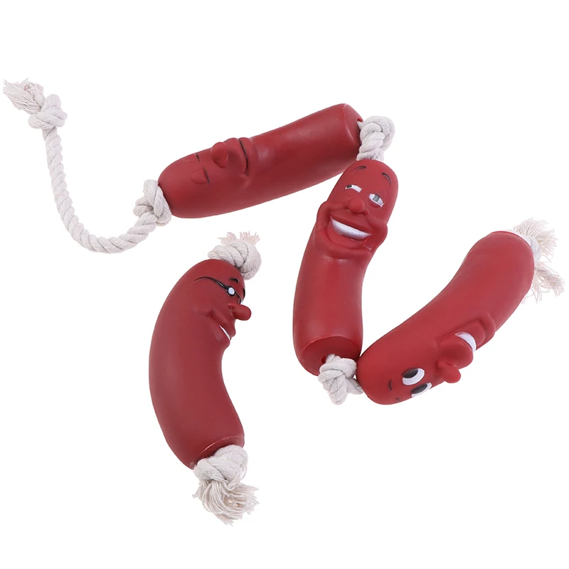 

Funny pet dog toys sausage squeaky toys for pets healthy latex dog toys for dog wholsale pet toys pet supplies