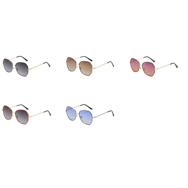 

RBRARE Oversized Sunglasses Women 2021 Fashion Trend Polygonal Sunglasses Women Metal Frame Polarized Sunglasses Shades Glasses